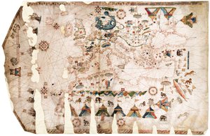 Middelhavet, Sortehavet og det nordøstlige Atlanterhav af Jacopo Vesconte Maggiolo