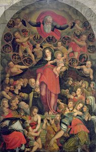 Madonna af rosenkransen, ca. 1569