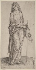 Judith med Holofernes’ hoved i hånden