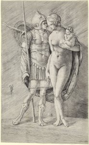 Mars og Venus, ca. 15091516. af Jacopo de Barbari