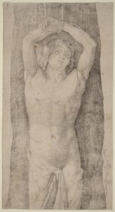 Sankt Sebastian, ca. 1509 (kobberstik) af Jacopo de