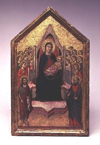 Madonnaen og Barnet med St. Johannes Døberen, St. Paul og Engle