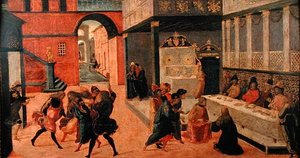 Dronning Vashtis død efter 1490 (tempera på panel)