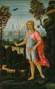 Sankt Johannes Døberen af Jacopo del Sellaio