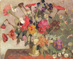 En buket blomster