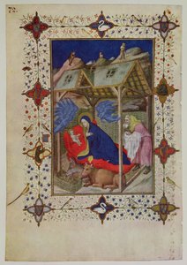 MS 11060-11061 Timer af Notre Dame: Prime, The Birth of Christ, fra 