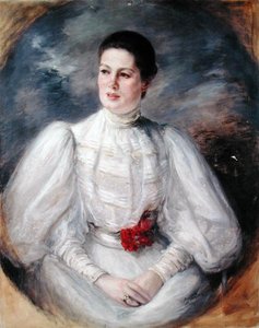 Portræt af en kvinde af Jacques-Emile Blanche