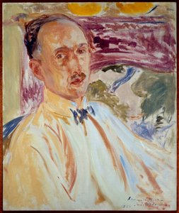 Studie til portræt af Francois Mauriac (1885-1970), fransk forfatter. Maleri af Jacques Emile (Jacques-Emile) Blanche (1861-1942) af Jacques-Emile Blanche