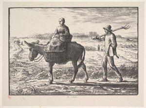Morgen, fra serien, Fire gange om dagen, 1830-75.