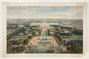 Generelle aspekter af Versailles af Jacques Alphonse Testard