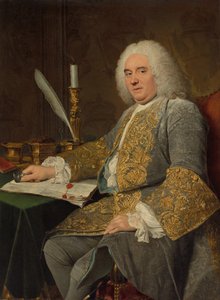 Portræt af Jean-Gabriel du Theil ved underskrivelsen af Wien-traktaten af Jacques André Joseph Aved