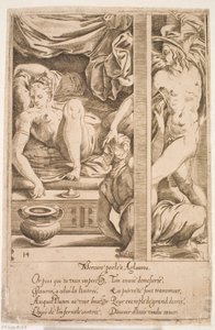 Merkur besøger Herse af Jacques Androuet Ducerceau d.Æ.