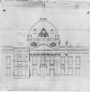 Design til Ecole Militaire i Paris, 1769