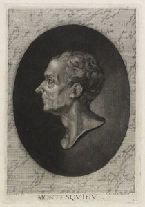 Montesquieu, graveret af Jean-Baptiste de Grateloup, 1768 (stipplets med mezzotint) af Jacques Antoine Dassier