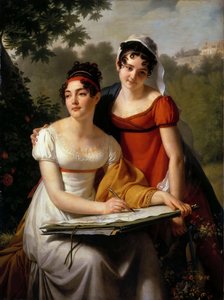 Portrætter af Mesdemoiselles Duval, første kvartal af 1800-tallet.