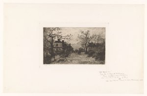 Landsbygade med figurer af Jacques Barthélemy Appian (Adolphe)