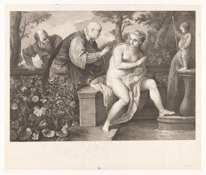 Susanna og de ældste af Jacques Beauvarlet