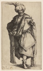 Caspar, konge af Tarsus, ca. 1610 (radering på papir)