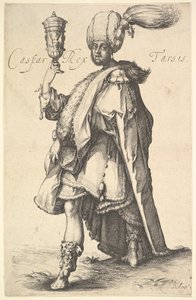 Caspar, efter en serie af de tre magi af Jacques Bellange. af Jacques Bellange