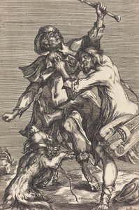 Bekæmpende tiggere. af Jacques Bellange