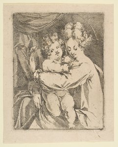 Madonna og barn, 1612-16. af Jacques Bellange