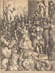 Saint Lucys martyrium. af Jacques Bellange