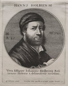 Portræt af Hans Holbein af Jacques Bellange