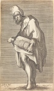 The Blind Hurdy Guurdy Player. af Jacques Bellange