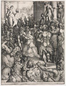 Saint Lucys martyrium af Jacques Bellange