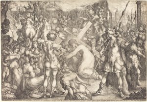 Vejen til Golgata. af Jacques Bellange