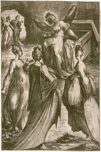 De tre Marys ved graven. af Jacques Bellange