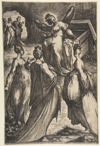 Tre Marys ved graven. af Jacques Bellange