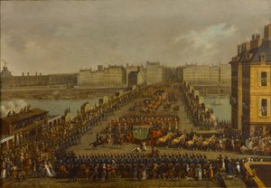 Den kejserlige procession på vej til kroningsceremonien den 2. december 1804, 1805.