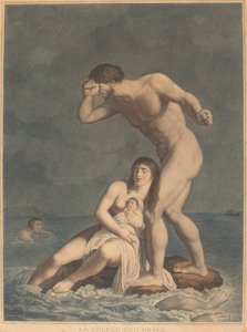 Den universelle syndflod af Jacques Bonnefoy after Michel Honoré Bounieu