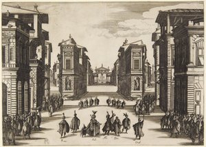 4. akt, fra serien Soliman af Jacques Callot