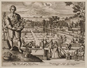 April, fra serien »Månederne« af Jacques Callot