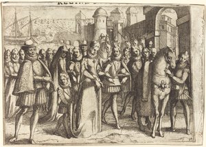 Ankomst til Valencia [recto] af Jacques Callot