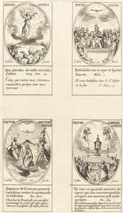 Himmelfart, Pinse, Treenighed, Corpus Christi. af Jacques Callot