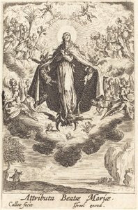 Jomfruens attributter, i eller efter 1630. af Jacques Callot