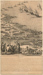 Detalje fra »Belejringen af citadellet i St. Martin på Île de Ré« af Jacques Callot