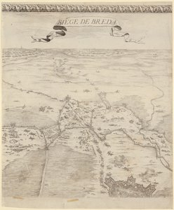 Detalje fra «Slaget om Breda» af Jacques Callot