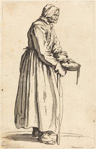 Tiggerkvinde med Pan af Jacques Callot