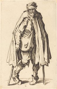 Tigger med Krykker og Sæk af Jacques Callot