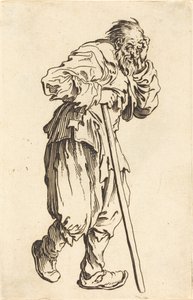 Tigger med en pind, ca. 1622. af Jacques Callot