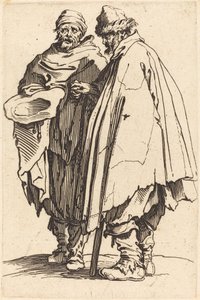 Blind tigger og ledsager af Jacques Callot