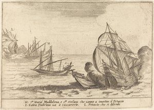 Boarding af Petaccio af Jacques Callot