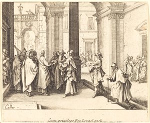 Cæsars mønt af Jacques Callot