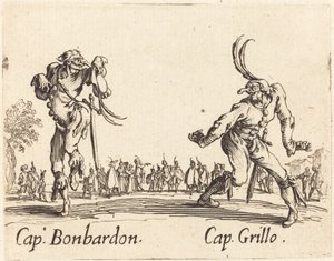 Kap. Bonbardon og Cap. Cricket af Jacques Callot