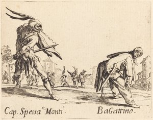 Cap. Spessa Monti og Bagattino af Jacques Callot