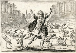 Capricer af forskellige figurer af Jacques Callot